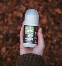 Salt of the Earth Oud & Bergamot Refillable Roll-On Deodorant COSMOS Natural 75ml