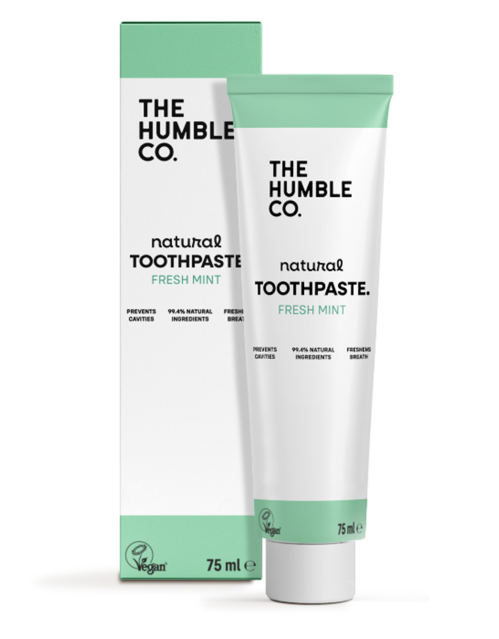 The Humble Co. Humble Natural Vegan Toothpaste Mint with Fluoride 75ml