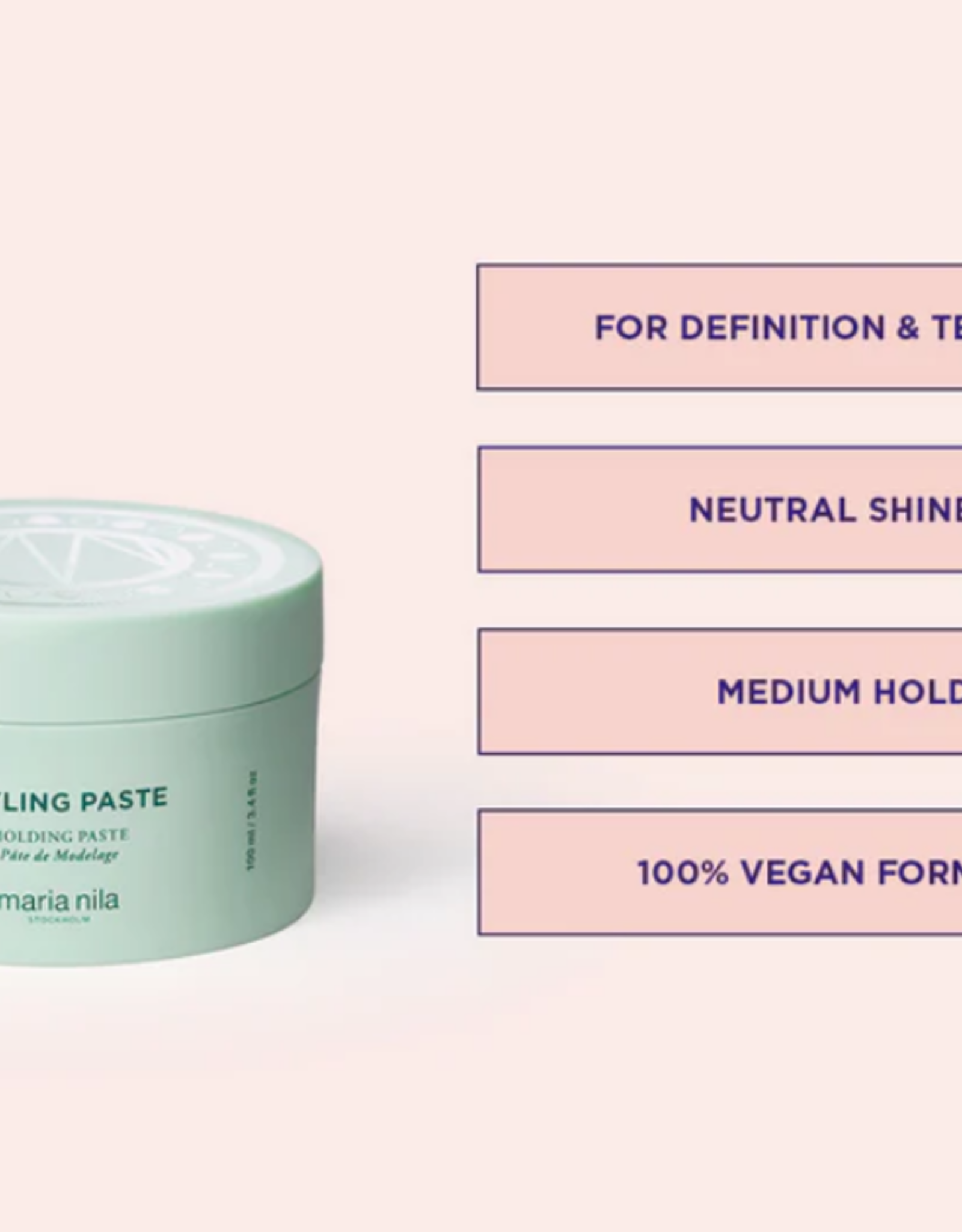 Maria Nila Styling Paste (Gneiss - Moulding Paste) 100ml