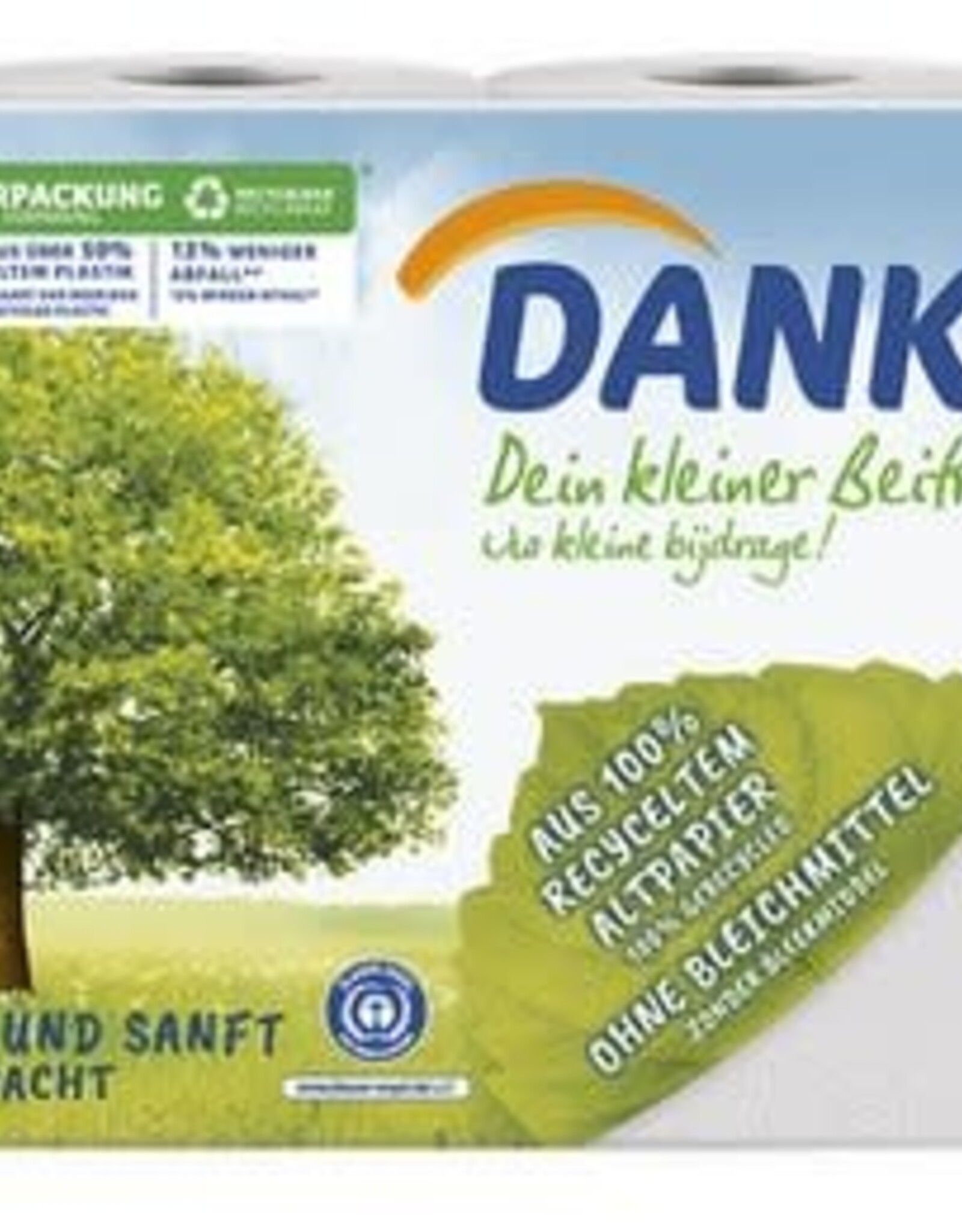 Danke Danke Toiletpapier 3 lagig 8 rollen