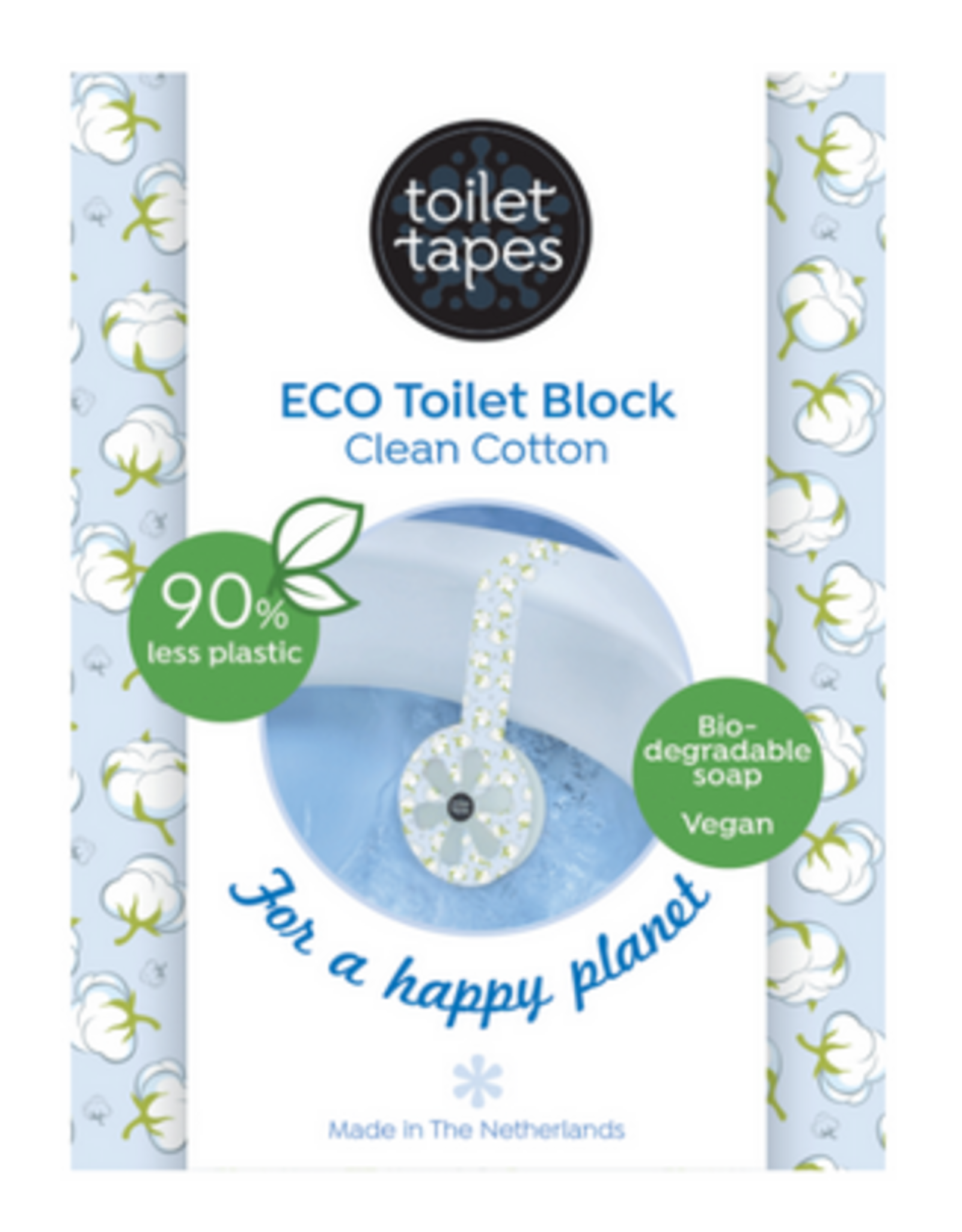 Toilet Tapes Toilettape wc blokje - Cean Cotton 18g