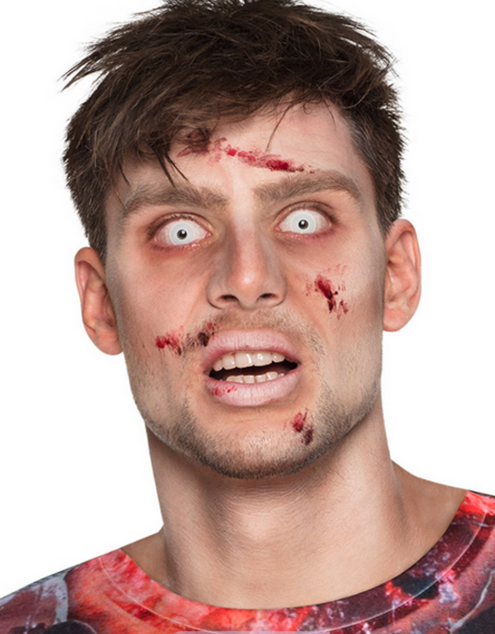 PartyXplosion Weeklenzen Zombie wit per paar