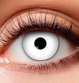 PartyXplosion Maandlenzen per paar UV flash wit