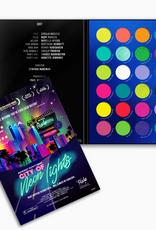 rude cosmetics City of Neon Lights - 24 Vibrant Pigment & Eyeshadow Palette 36g