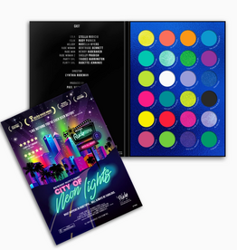 rude cosmetics City of Neon Lights - 24 Vibrant Pigment & Eyeshadow Palette 36g