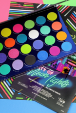 rude cosmetics City of Neon Lights - 24 Vibrant Pigment & Eyeshadow Palette 36g