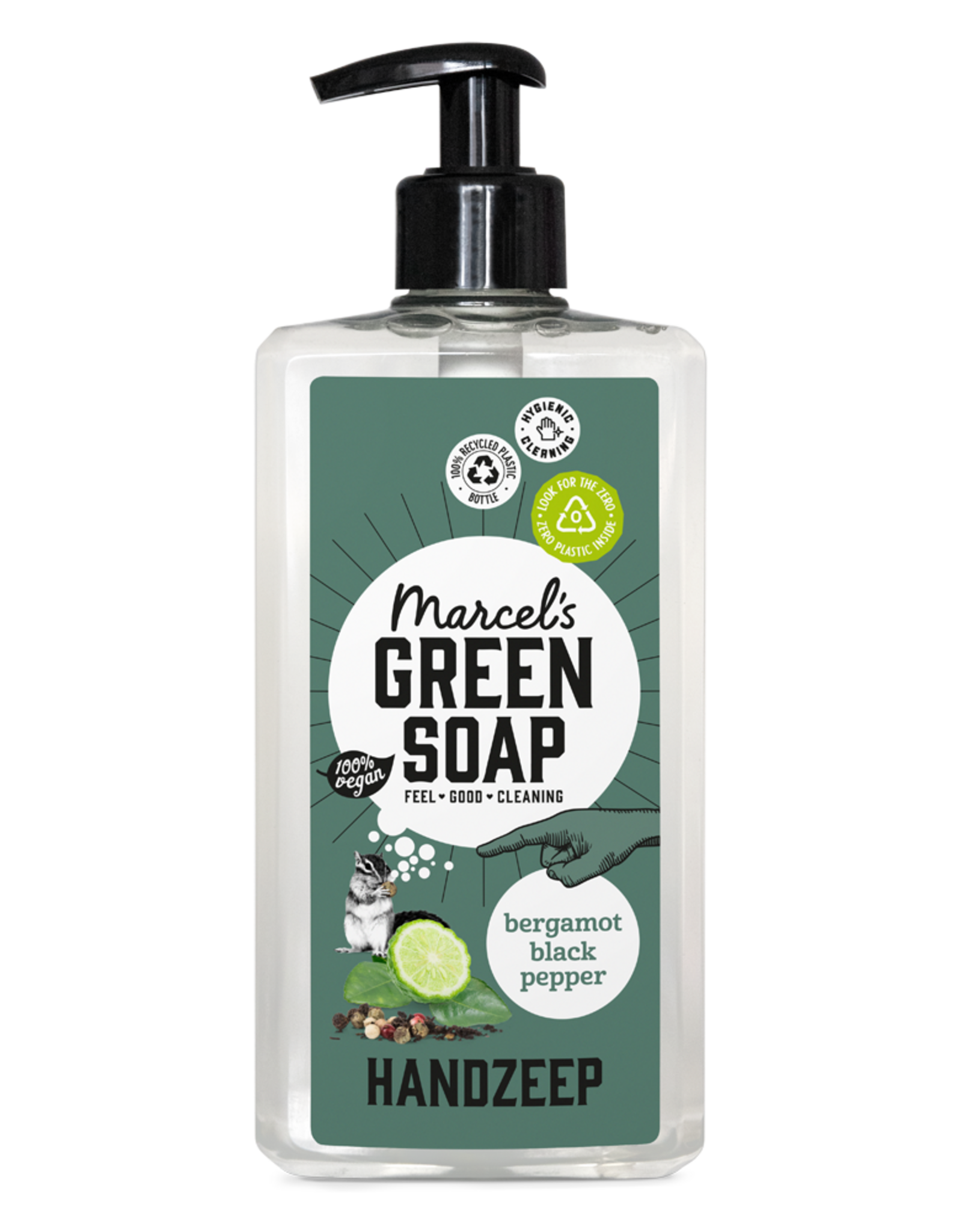 Marcel's Green Soap Handzeep Bergamot & Black Pepper 500 ml