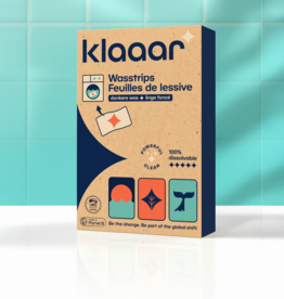 Klaaar KLAAAR wasstrips voor donkere was (40 wasbeurten)