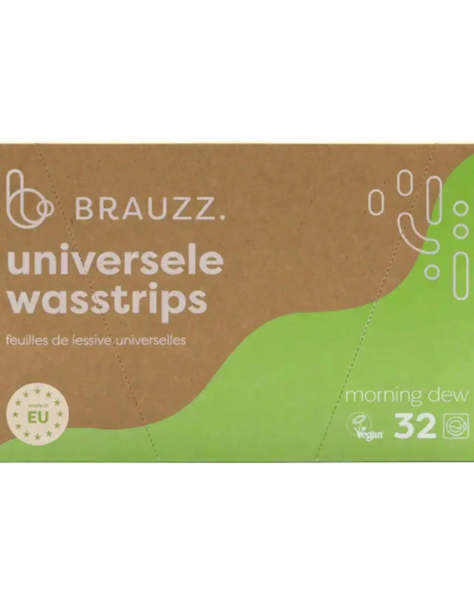 Brauzz Brauzz. - Universele wassheet - morning dew- 32 wasbeurten