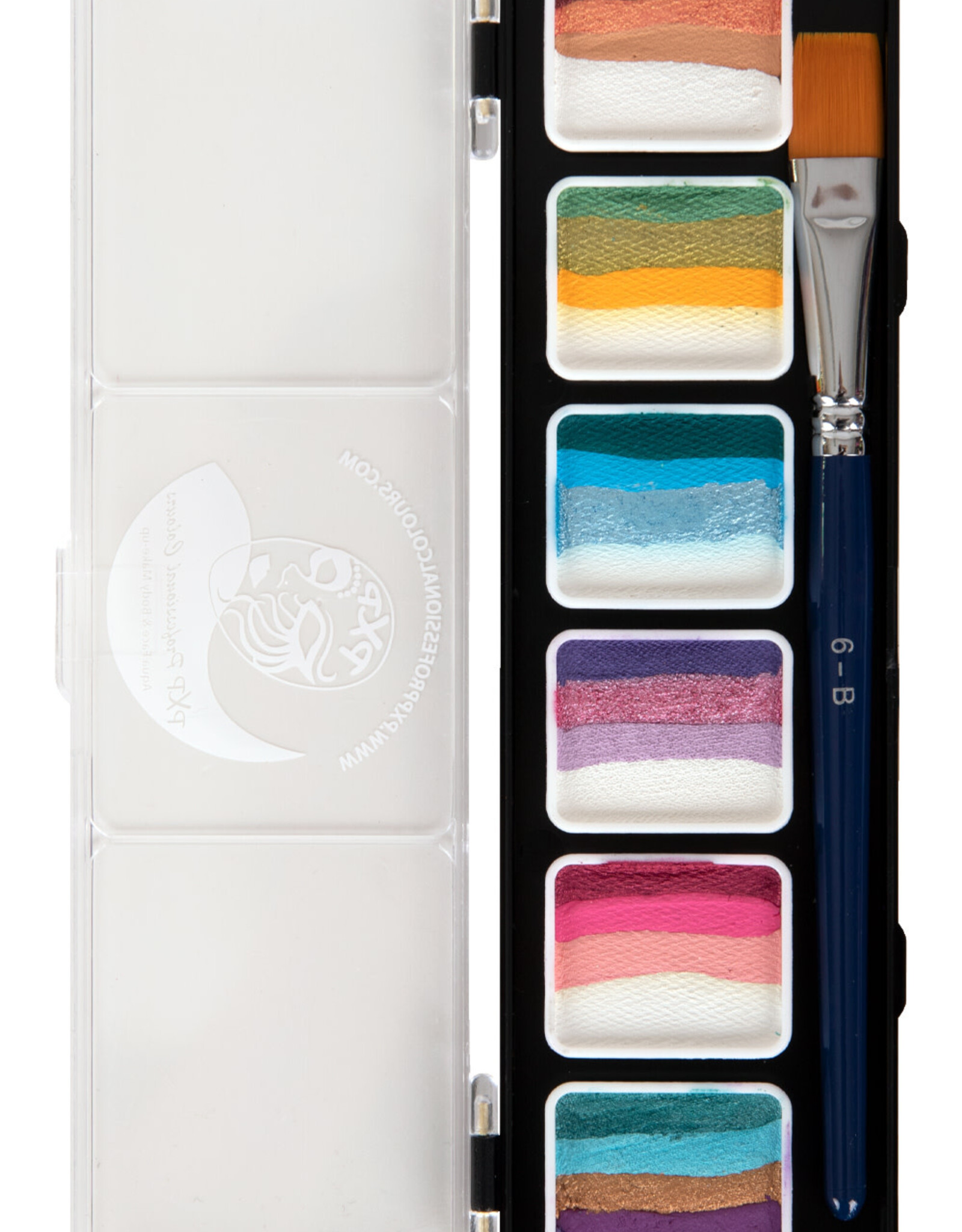 PartyXplosion PXP by Ilse Kusters Fairy Tale Palette one stroke palet 6 x 6 gram