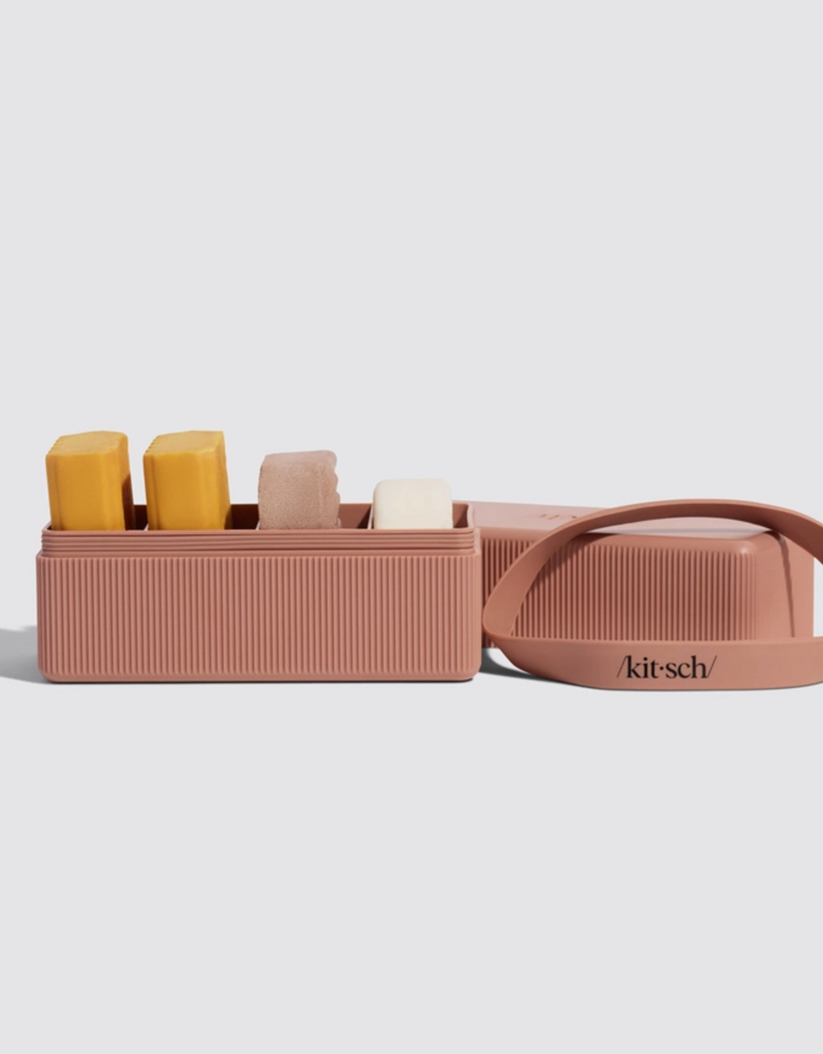 Kitsch 4-Compartment Travel Case - Terracotta