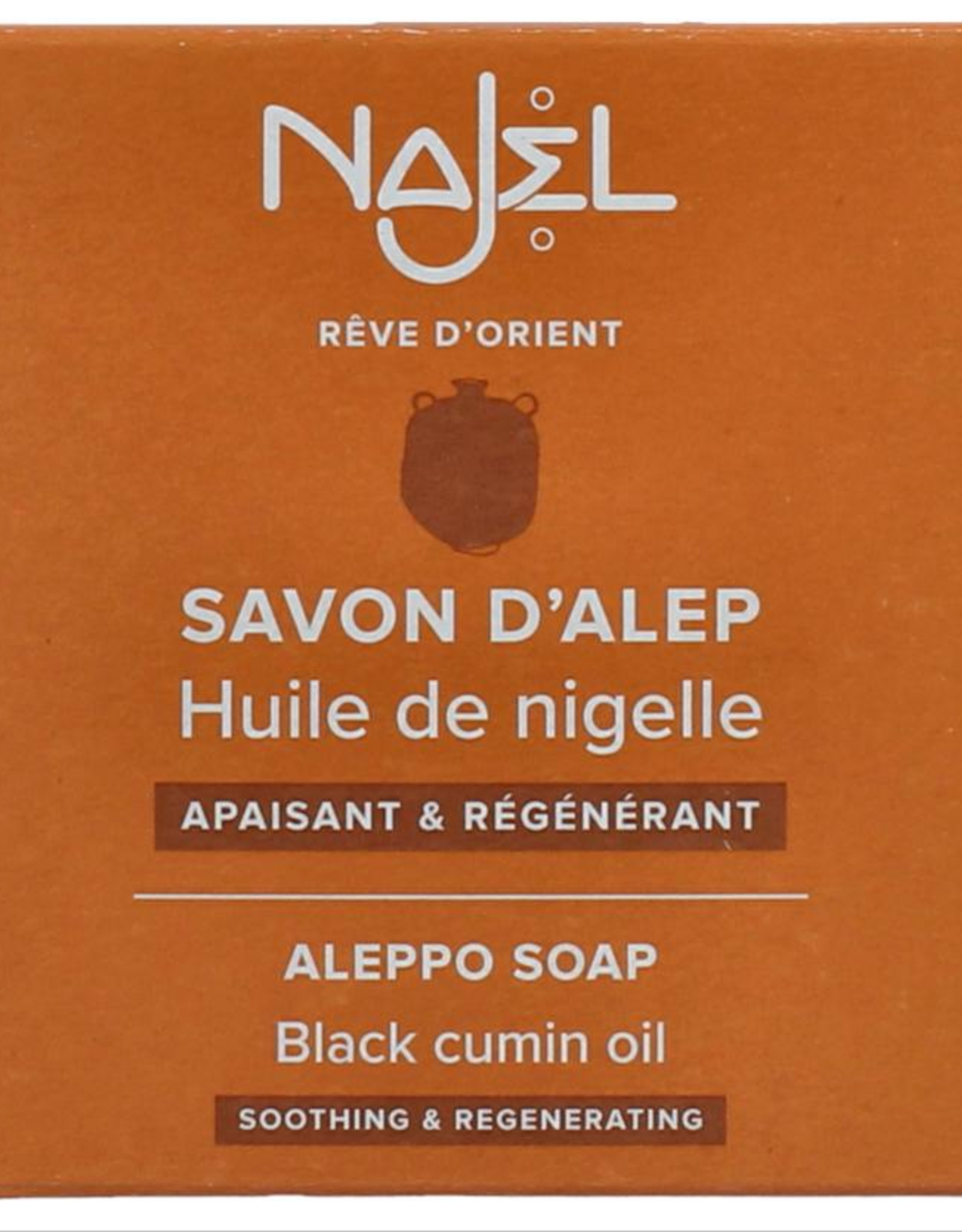 Najel Aleppo zeep nigella olie zwarte komijn 100 g