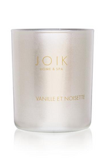 JOIK Vegan Soywax scented candle vanille et noisette 150g