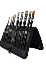 PartyXplosion PXP Dubbele Penselen Etui zwart