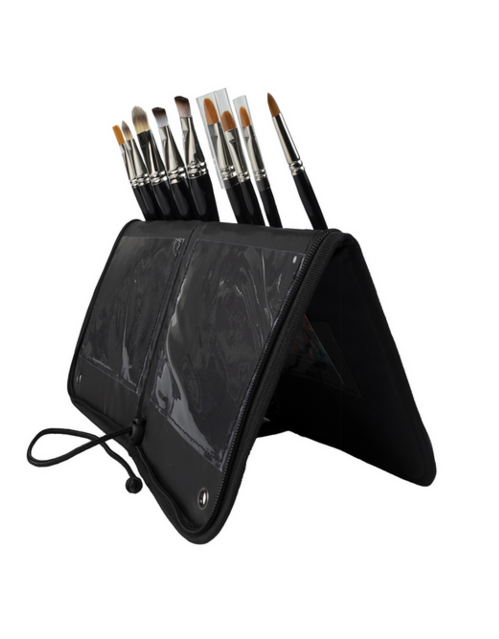 PartyXplosion PXP Dubbele Penselen Etui zwart