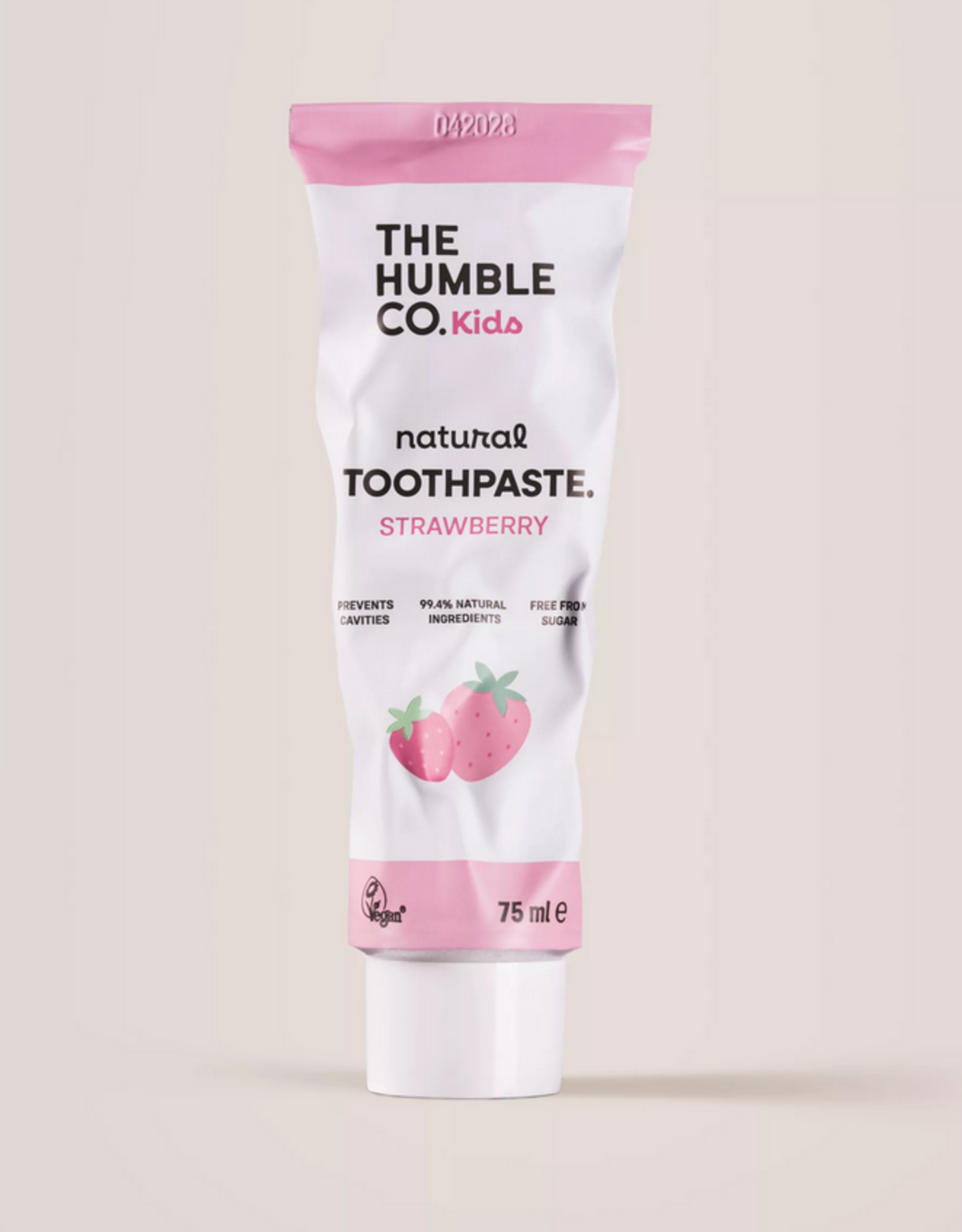 The Humble Co. Humble Toothpaste - Kids Strawberry 75ml - Cosmos Natural