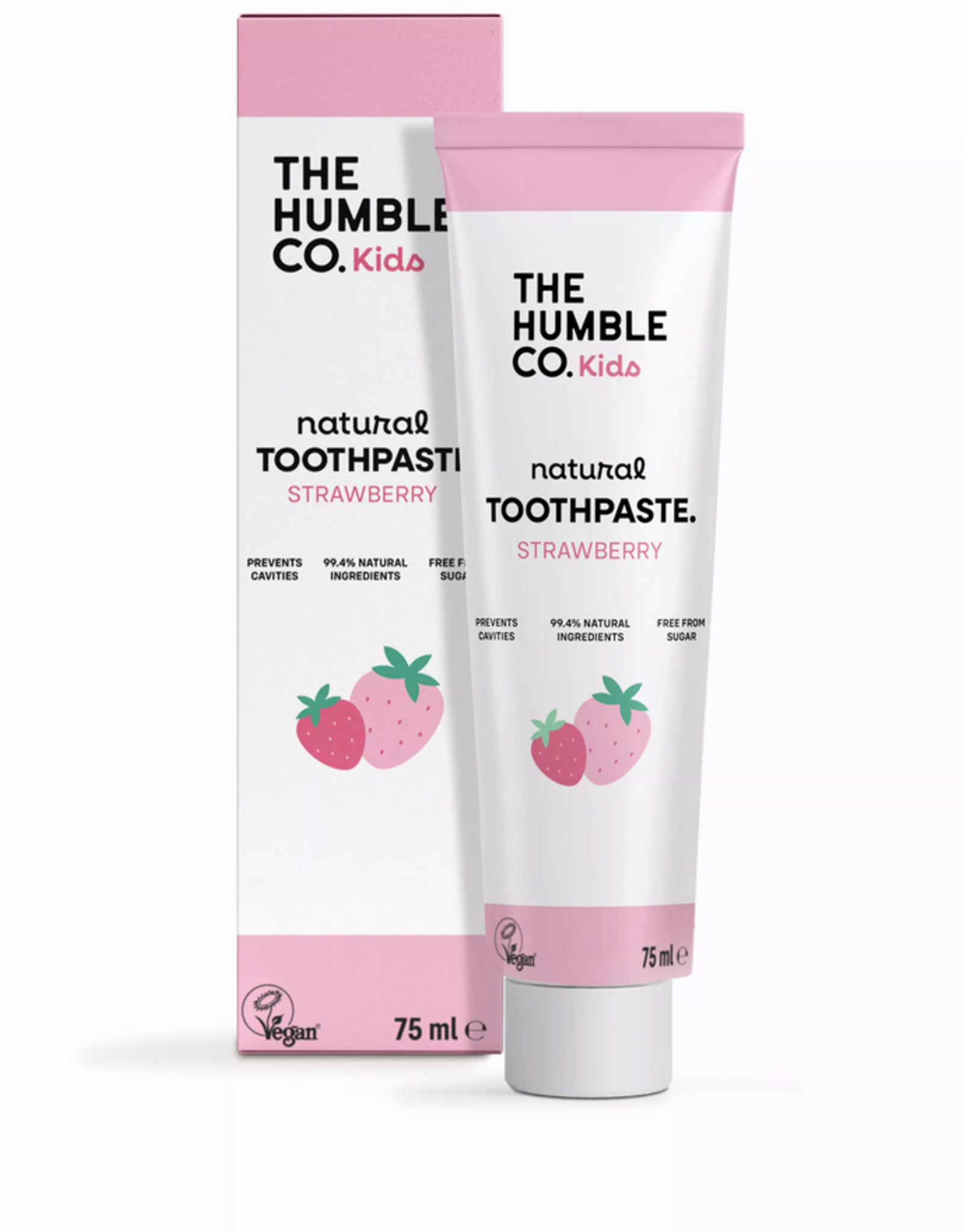 Humble Toothpaste - Kids Strawberry 75ml - Cosmos Natural