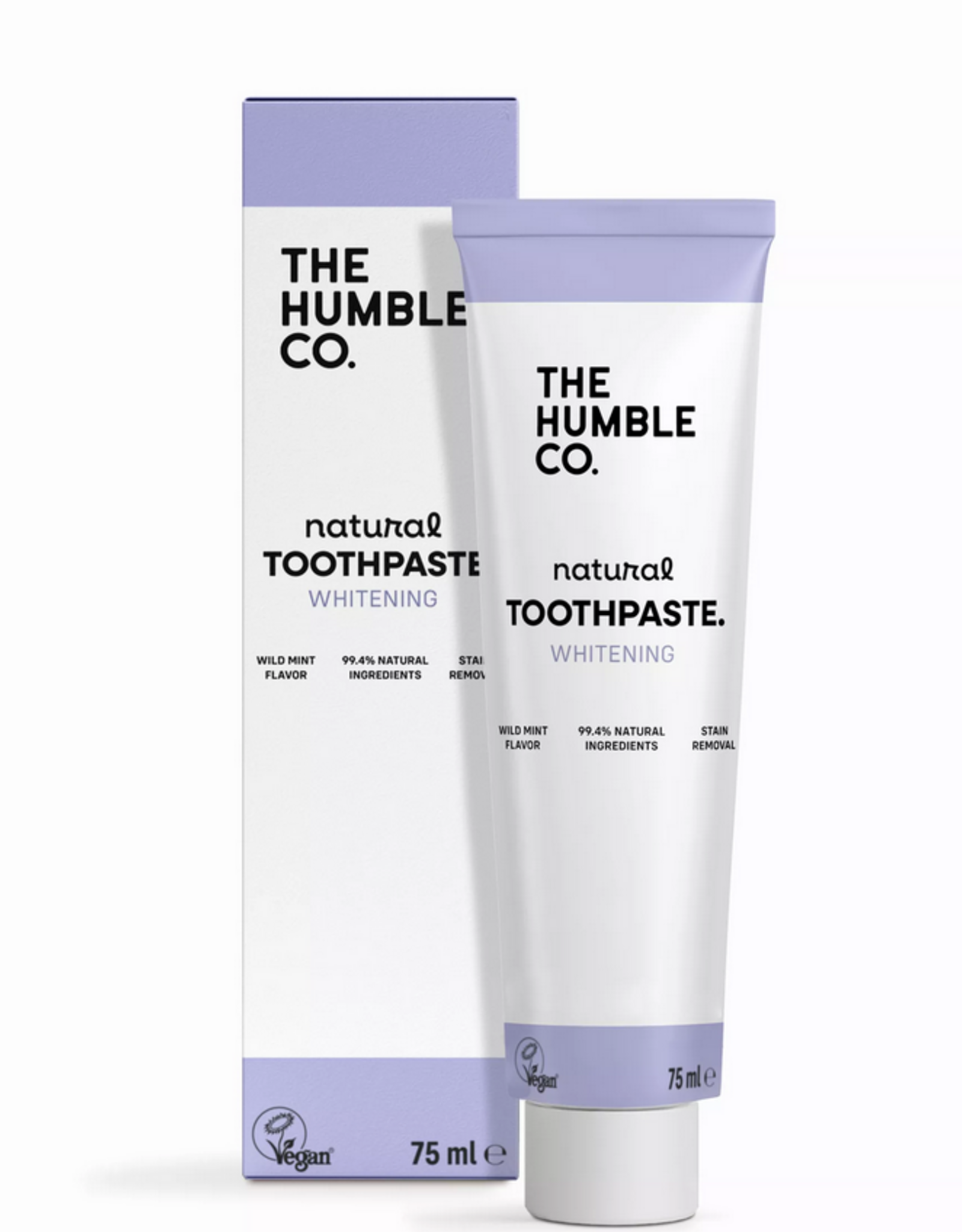 The Humble Co. Humble Toothpaste - Whitening, Mint 75ml - Cosmos Natural