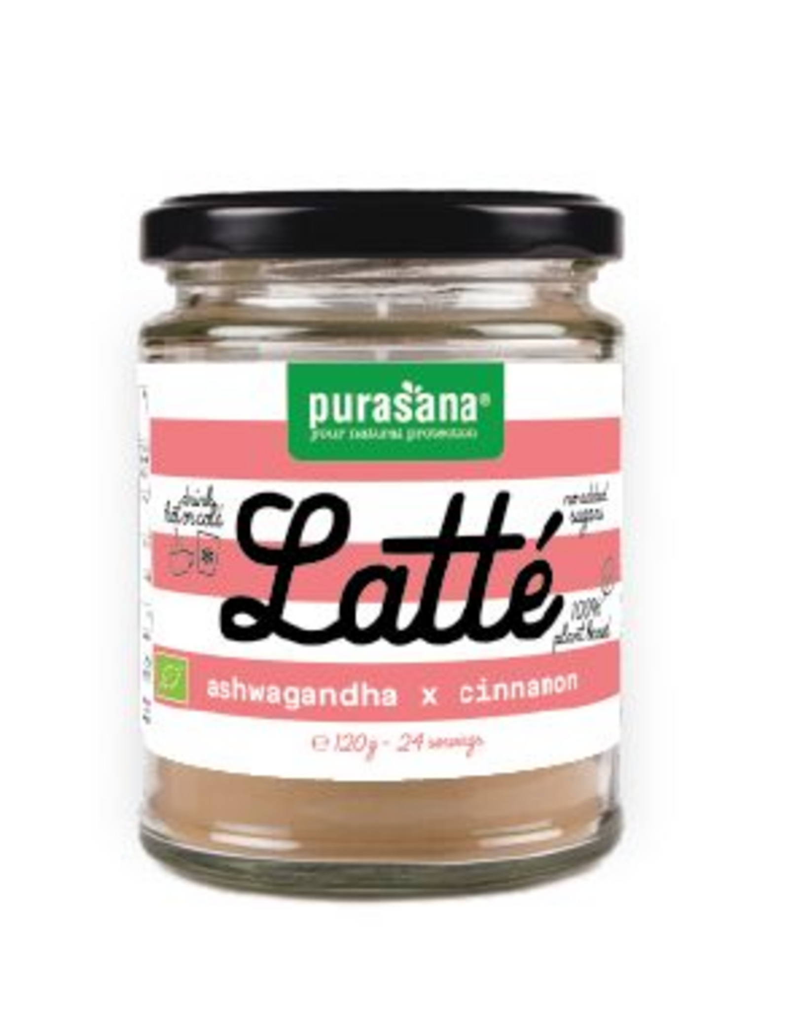 purasana Latte ashwagandha kaneel vegan bio 120g