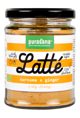 purasana Latte curcuma gember vegan bio 120g