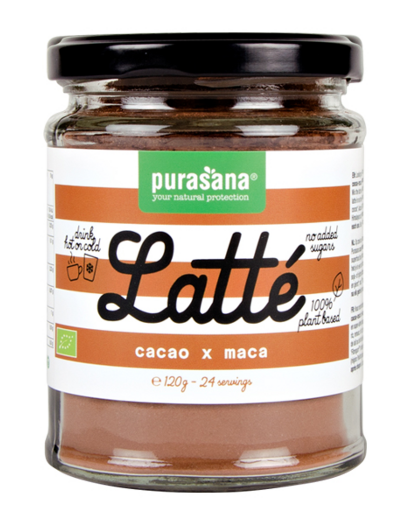 purasana Latte cacao maca vegan bio 120g