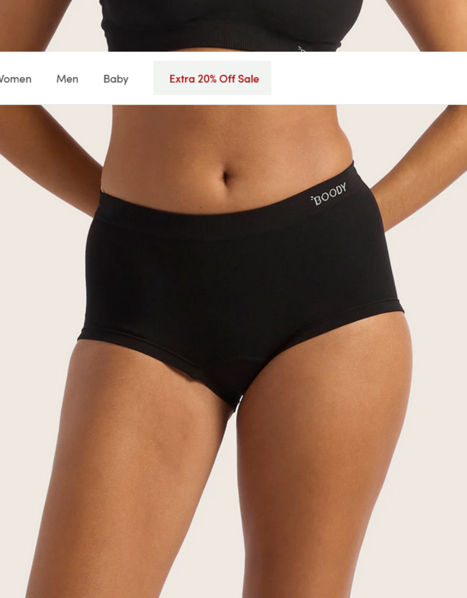 Boody Boody - Boyleg Briefs - Black