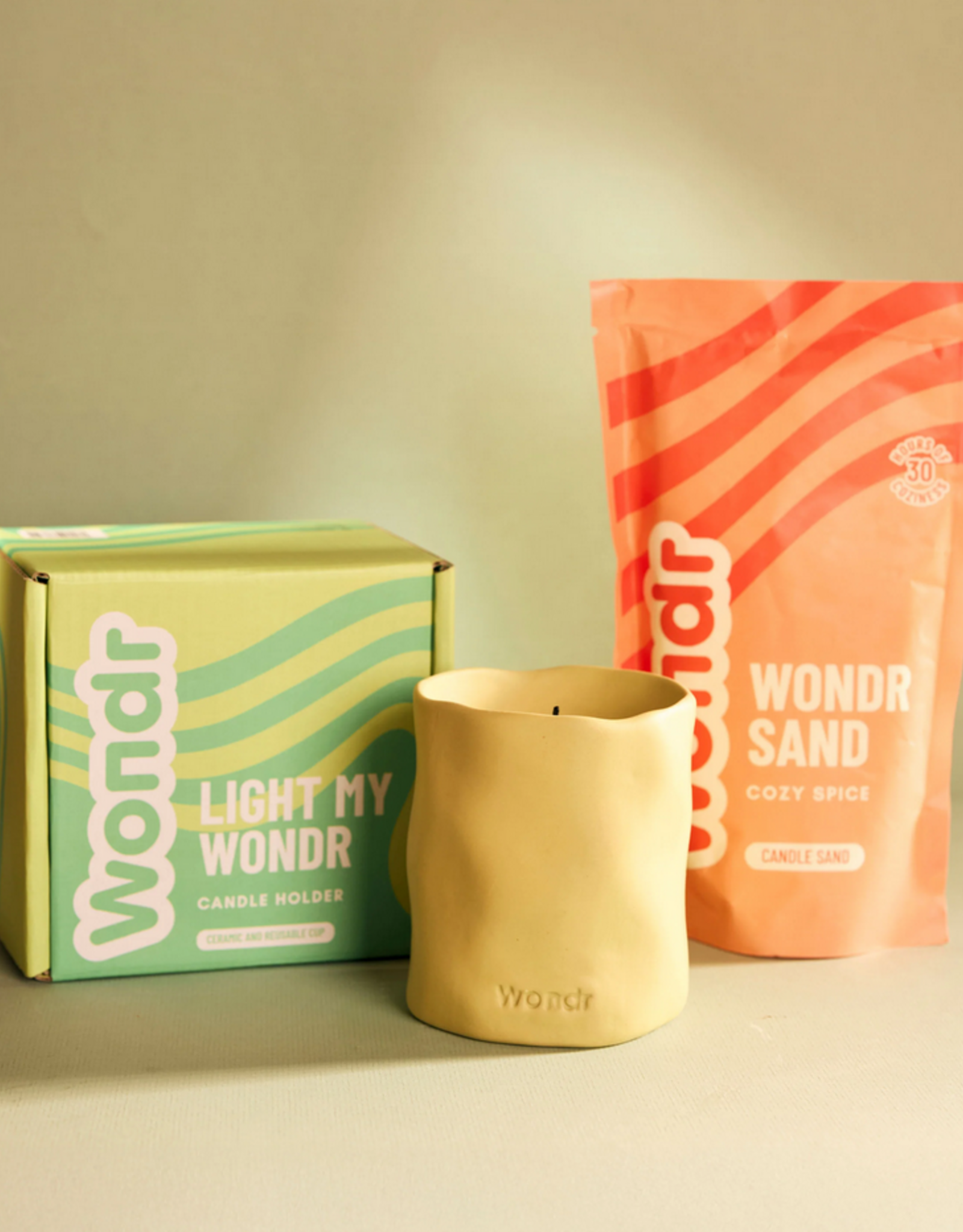 Wondr COZY SPICE | Light my WONDR Candle Kit