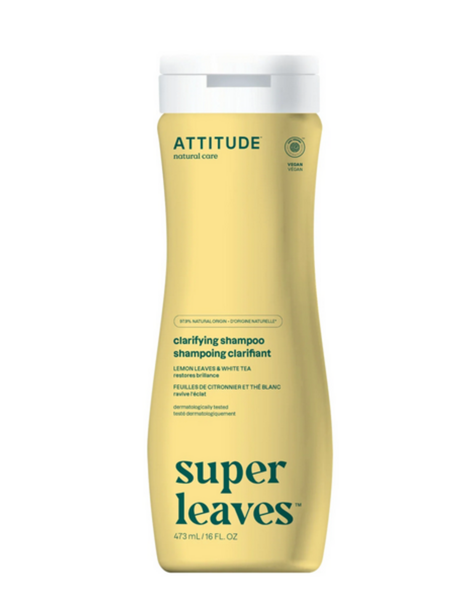 Attitude Super Leaves Natural Shampoo Clarifying 475ml