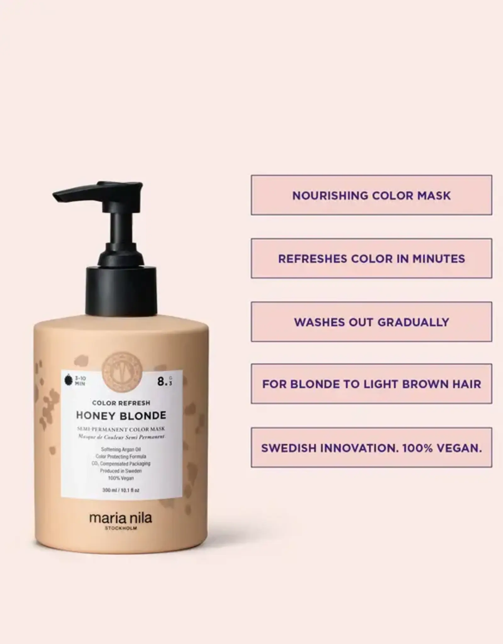 Maria Nila Colour Refresh Honey Blonde (Sand) 300ml