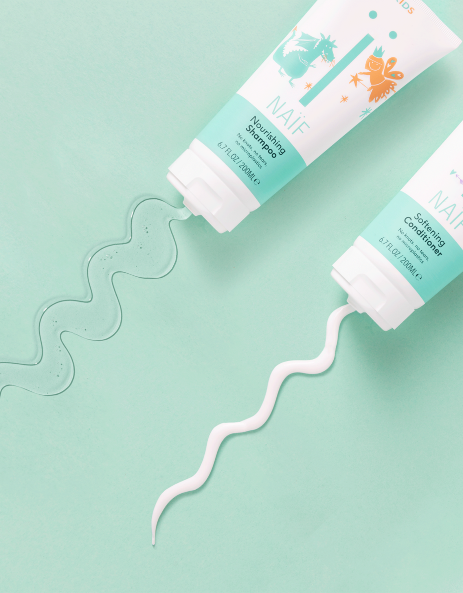 Naïf Kid Hair Care Routine - Shampoo/Conditioner kids 100ml