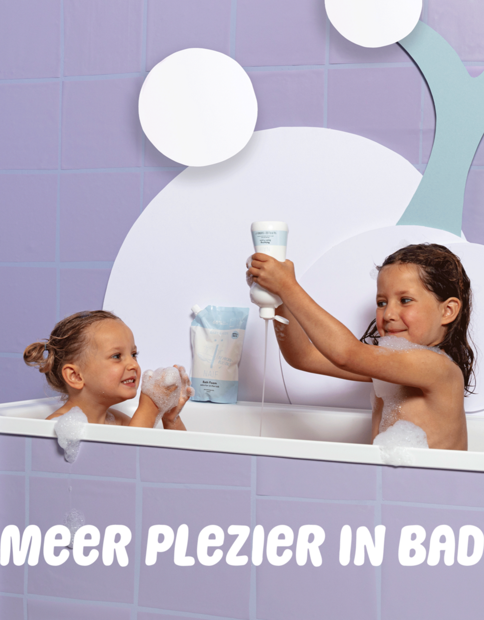 Naïf Naïf Badschuim voor Baby & Kids 500ml Navulverpakking 500ml