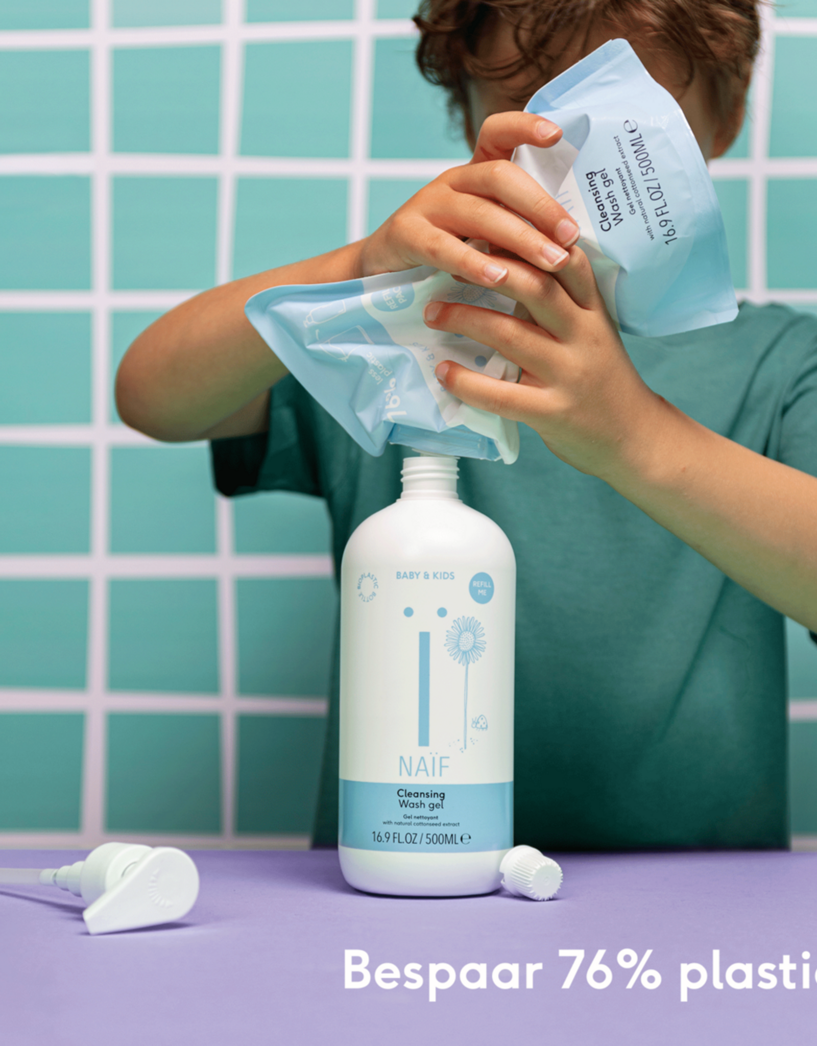Naïf Naïf Badschuim voor Baby & Kids 500ml Navulverpakking 500ml