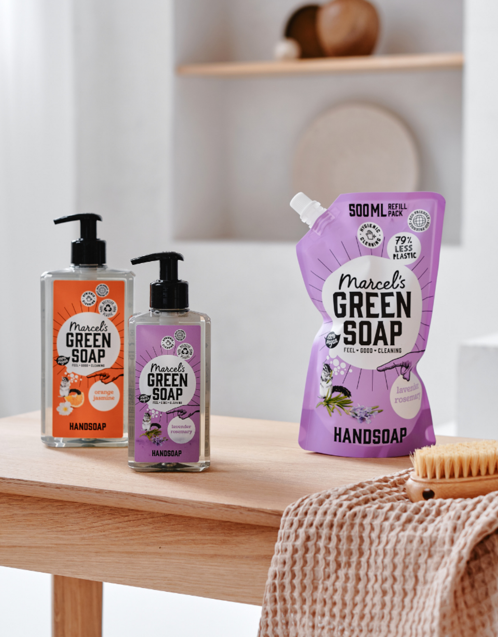 Marcel's Green Soap Handzeep Orange & Jasmin  500 ml