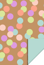 House of Products Cadeauzakje - Big Confetti Camel - Pistache - 17 x 25 cm - per stuk