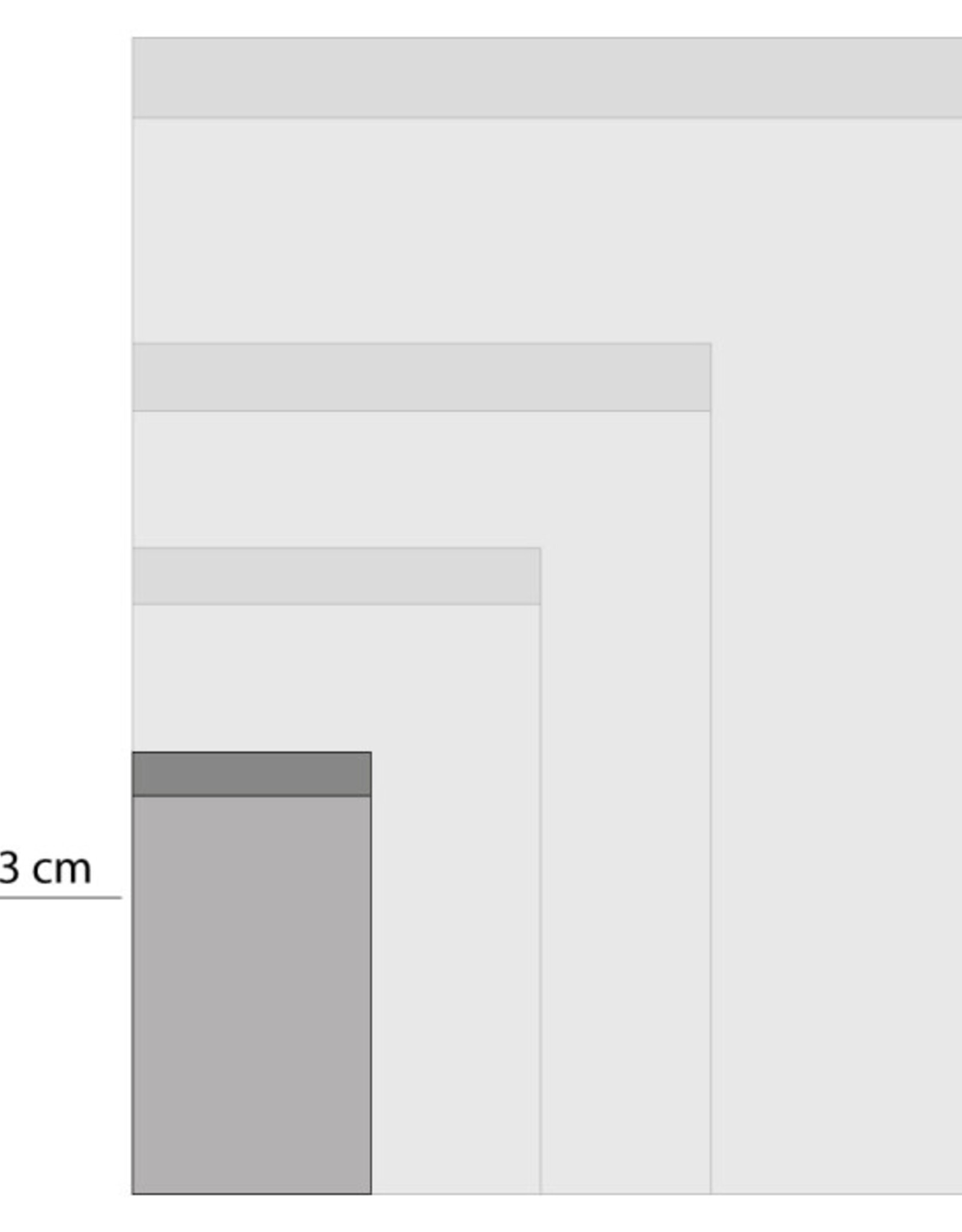 House of Products Cadeauzakje - Party Confetti Pistache - Peach - 7 x 13 cm - per stuk