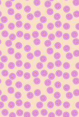 House of Products Blokbodemzak - Smile Pink - 12 x 7 x 19 cm - per stuk