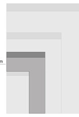 House of Products Cadeauzakje - Vintage Jungle Green - Peach - 12 x 19 cm - per stuk