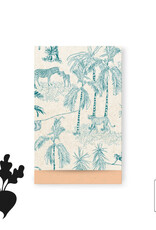 House of Products Cadeauzakje - Vintage Jungle Green - Peach - 12 x 19 cm - per stuk