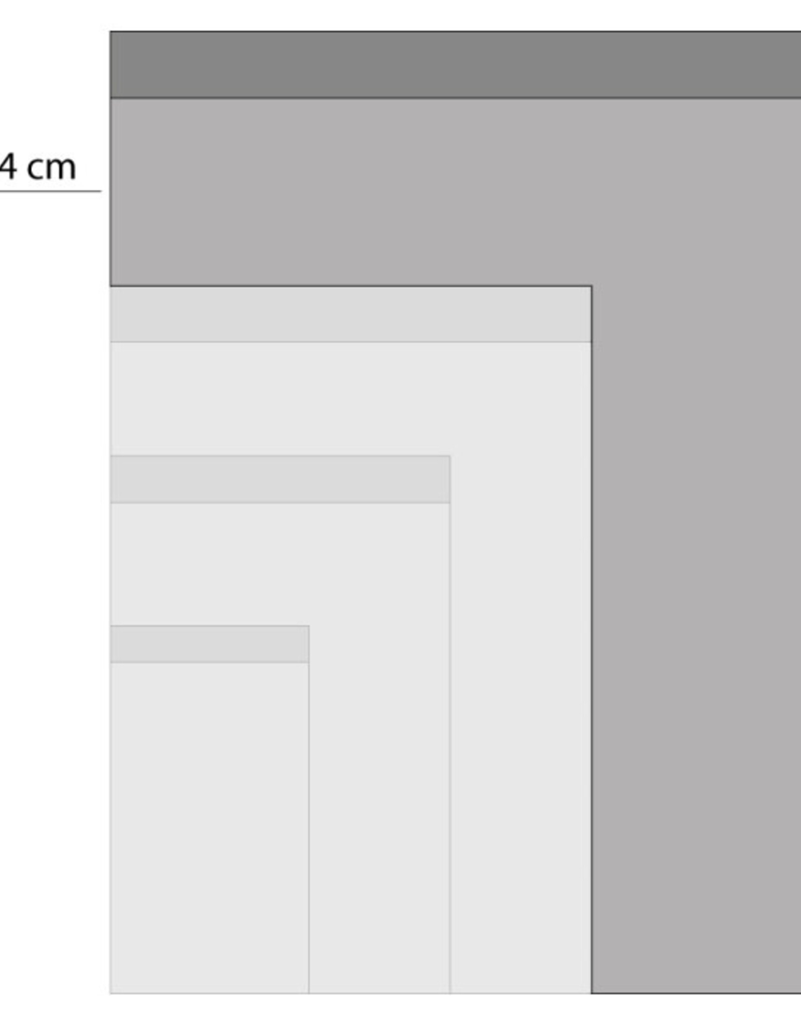 House of Products Cadeauzakje - Multi Stripes Bright - Yellow - 27 x 34 cm - per stuk