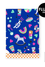 House of Products Cadeauzakje - Toy Story Bright - Check Orange - 17 x 25 cm - per stuk