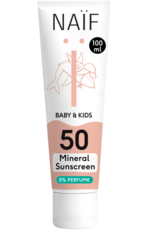 Naïf Naïf Mineral Sunscreen 0% perfume for Baby & Kids SPF50 100ML