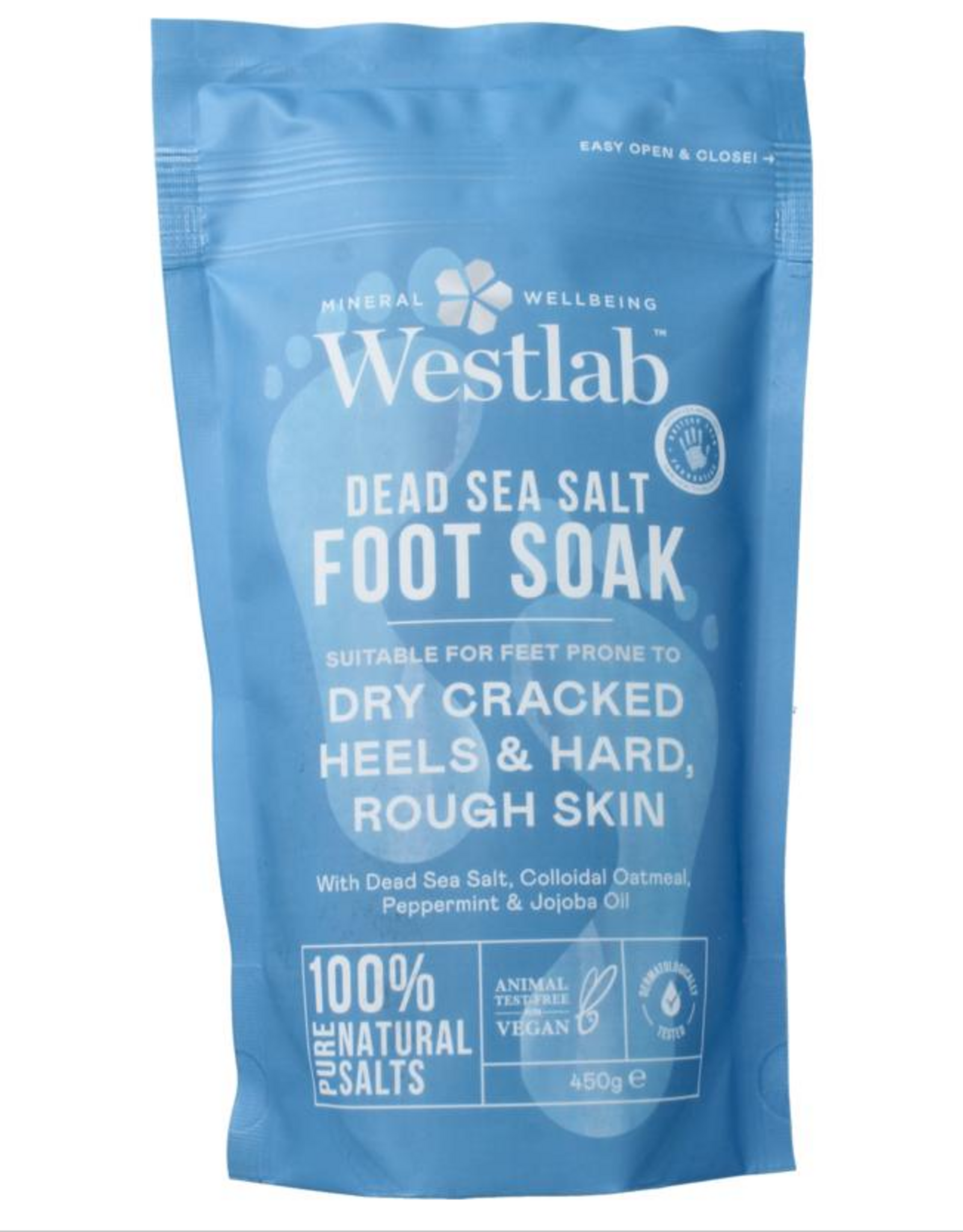 Westlab Westlab Foot soak dode zeezout  450g
