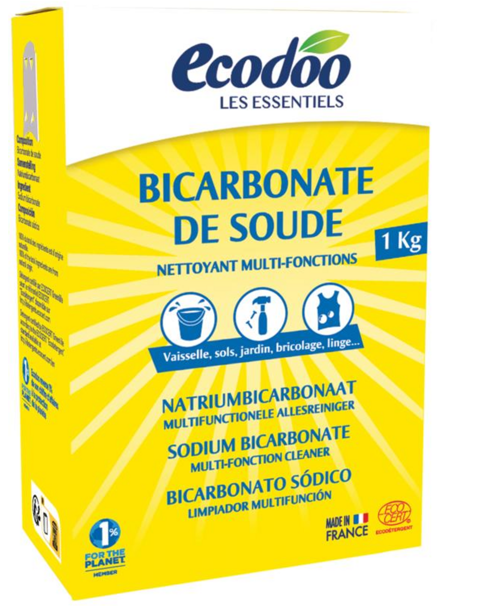Ecodoo Zuiveringszout natriumbicarbonaat eco 1kg