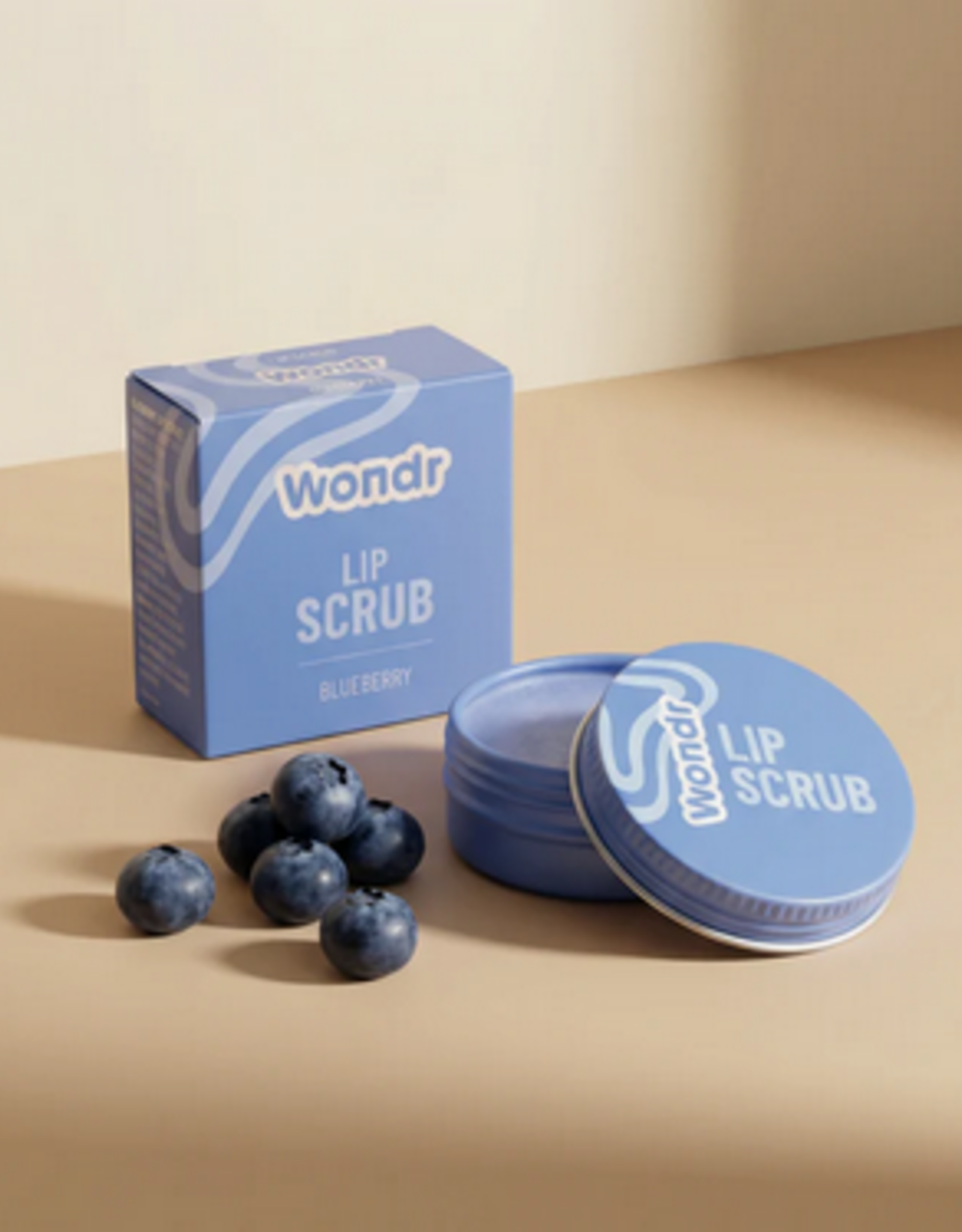 Wondr Lip Scrub Zachte exfoliatie | Blueberry 15g