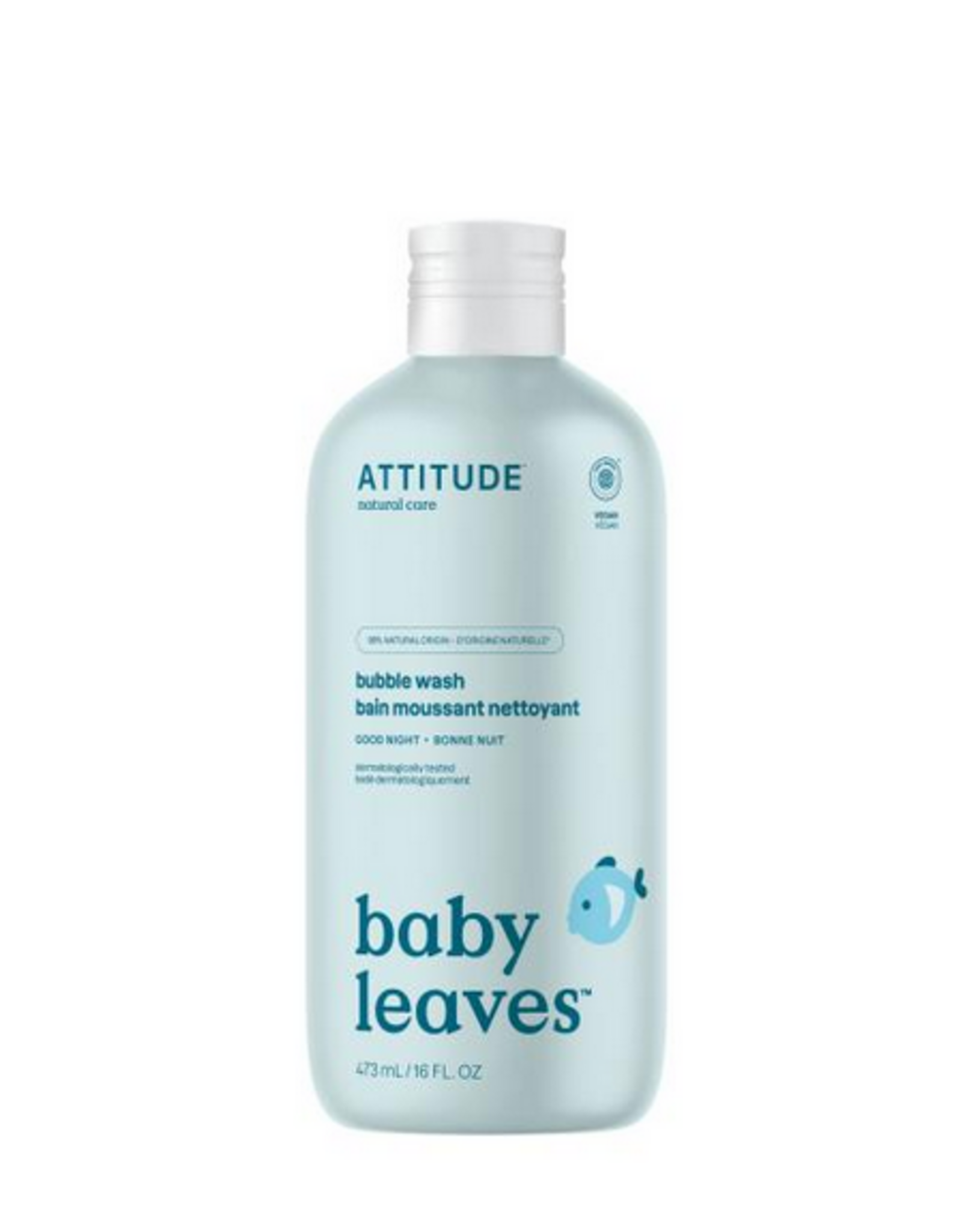 Attitude Baby Leaves Bubble wash Good night 473ml