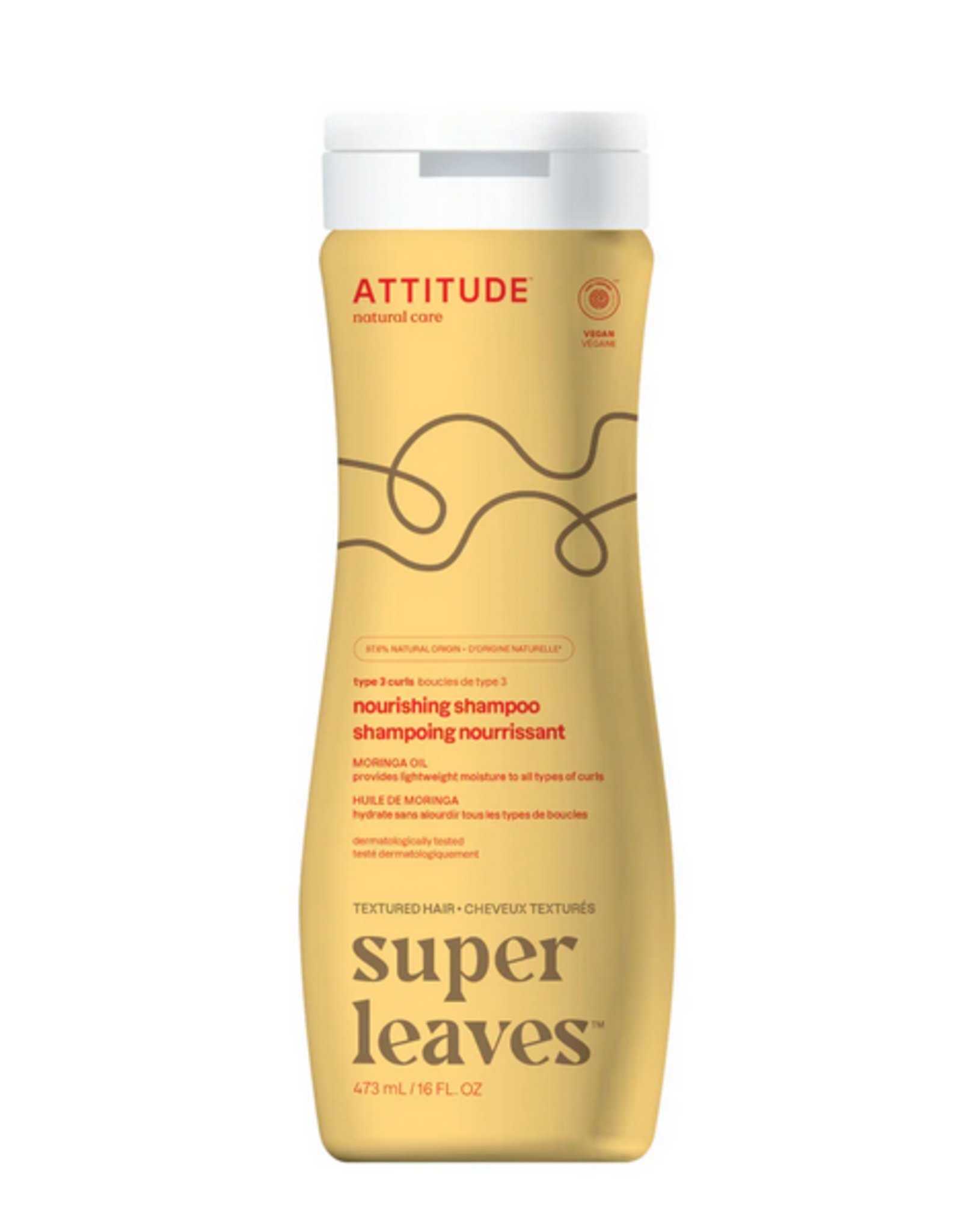 Attitude ATT Shampoo Curl Nourishing Moringa Oil 473ml