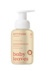 Attitude Attitude Baby Leaves 2 in 1 Hair & Body foaming wash pear nectar 295 ml