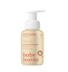 Attitude Attitude Baby Leaves 2 in 1 Hair & Body foaming wash pear nectar 295 ml