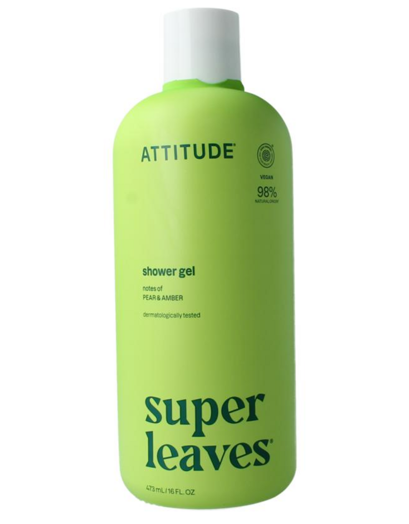 Attitude Super Leaves Natural Body Wash  pearl amber 473ml