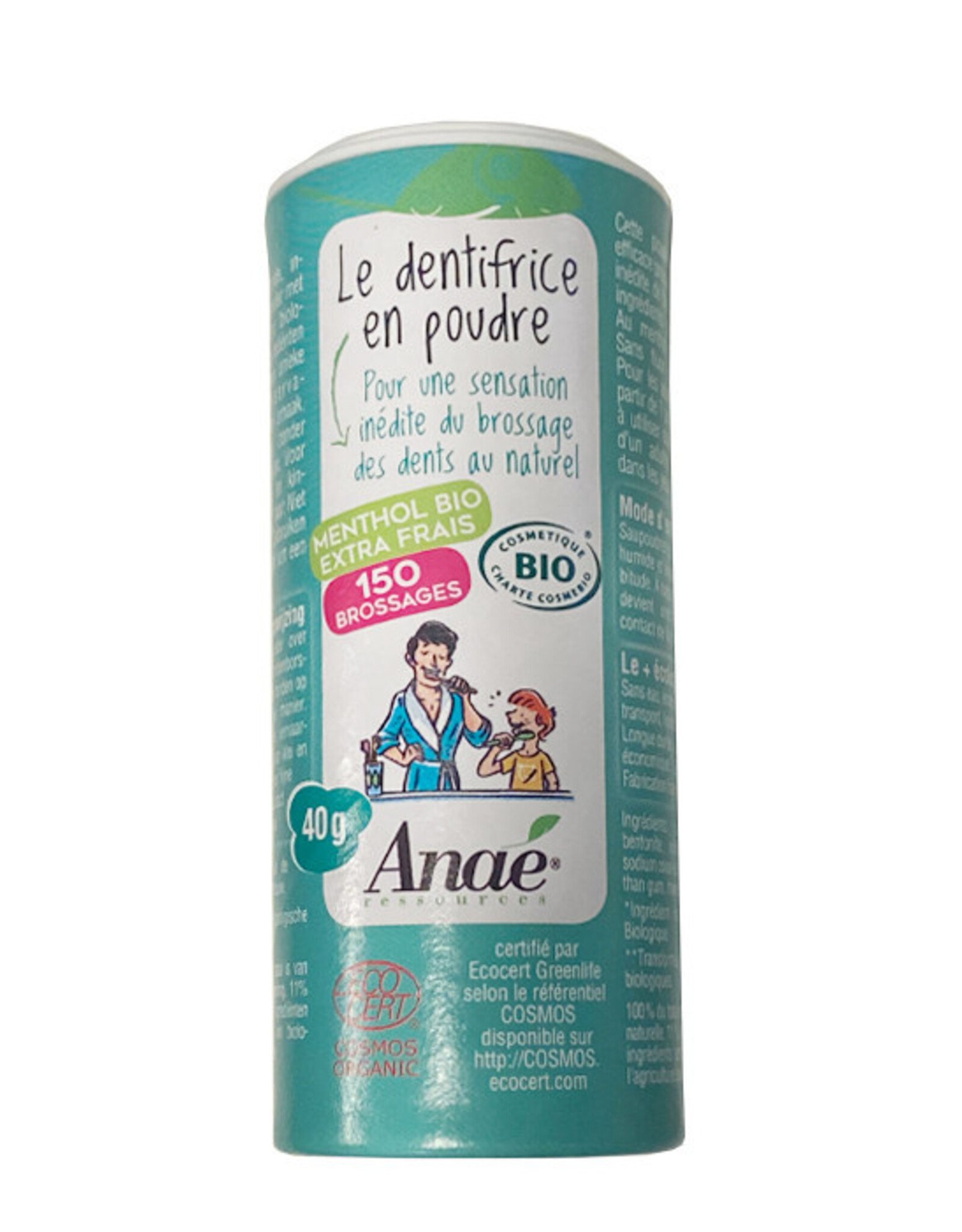 Anae Anae - Tandpoets poeder menthol 40 gr